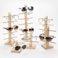 Miniatyrbilde 3 av 5: Briller i tre - Solbriller Display Stativ Hylle - Holdbar Brille Display Stativ - Perfekt 4