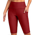 Miniatyrbilde 4 av 5: Dykkingshorts for kvinner - Reduserer gnagsår, lett, myk, hudvennlig våtdrakt, korte bukser for surfing - Perfekt Brick Red 2XL