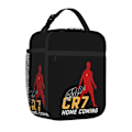 Miniatyrbild 1 av 5: Cristiano Ronaldo Cr7 Isolerad Lunchväska Kylare Lunchbox Isolerad Lunchbox Lunchväska för Kvinnor Barn Skola - Perfekt 5