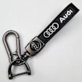 Miniatyrbillede 1 af 5: Bil Cykel Nøglering Metal Finish | Robust Nøglering | Nøglering og Krogbeslag - Perfekt Silver Hardware Audi