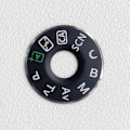 Miniatyrbillede 3 af 5: Kamera Funktionsdrejeknap Mode Interface Kapsel Etiket til 70d Mode Drejeknap Pad-Perfet
