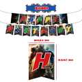 Miniatyrbillede 6 af 6: Transformers Tema Fødselsdagsfest dekorationer Transformers Træk Tabs Kageindsatser Balloner Spiral Charms - Perfet Set A