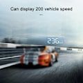 Miniatyrbild 5 av 5: Head-up display, universell GPS-huvudskärm för bil, hastighetsmätare USB-gränssnitt, hastighet, körriktning, fartöverträdelse, tydlig felkod - Perfekt