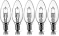 5-pack 28W E14 Halogenlampor med liten Edisonsockel och 2700K Varmvitt Dimbar Funktion-Perfekt