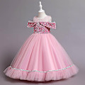 Miniatyrbilde 4 av 4: Kjole prinsessekjole ballkjole rollelek - Perfekt Pink 160