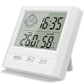 Miniatyrbild 1 av 5: Digital Inomhus Hygrometer Termometer med Tidvisning - Perfekt