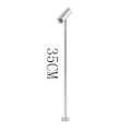 Miniatyrbillede 1 af 4: Dæmpbar LED spotlight smykke display lys 20/30/35 cm søjlelys mobiltelefon butik display bordlampe drejelig 220v opretstående lampe-Perfet Silver 35CM 3000K