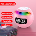 Miniatyrbillede 4 af 6: Clockradio, Digitalt sengevækkeur, Digitalt Ur, Bærbare Bluetooth-højttalere, Fm Clock Radio Sort - Perfet black
