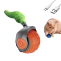 Speedy Tail 3.0, Ny Generation Speedy Tail Kattleksak, Smart Interaktiv Kattleksak - Perfekt Orange