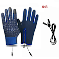 Miniatyrbillede 1 af 5: Vandtætte Handsker til Mænd, Ultimative Vinteropvarmede Vindtætte Handsker - Perfekt 043deep blue XXL