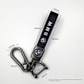 Miniatyrbilde 3 av 5: Lær-Nøkkelring til Bil, Metallisk Finish | Heavy Duty Nøkkelring | Nøkkelring og Haker - Perfekt Gun Color Hardware Modern