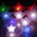 Miniatyrbilde 5 av 5: PVC Nattelys Stjerneformet Lys Barnegave til Ferie og Bursdag - Perfekt Red light-handheld 8CM