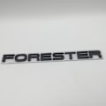 Miniatyrbillede 1 af 5: 3D Metal Crosstrek Awd Brz Forester Wrx Bilsticker til Bagagerummet - Perfekt black FORESTER