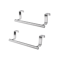 Miniatyrbillede 1 af 6: Håndklædestang Håndklædeophæng til skabslåge - 2 stk Metal 23cm - Perfet