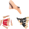 Pikkukuva 2 / 6: Halloween noitakynnet, cosplay-rekvisiitta Witch's nose 23 kpl - Perfet