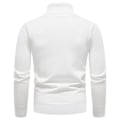 Miniatyrbillede 3 af 3: Yynuda Mænds Turtleneck Letvægts Slim Fit Trøje Casual Strikket Trøje - Perfet White S