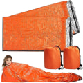 Miniatyrbild 2 av 5: 4x Utomhus Emergency Thermal Vattentät Sovsäck Camping Survival Bivvy Sack-WELLNGS- Perfet