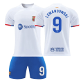 Pikkukuva 1 / 3: 23-24 FC Barcelona vieraspaita Pedride Jong jalkapallo-ottelu no kneepad L# no socks