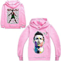Miniatyrbillede 1 af 3: Cristiano Ronaldo Hættetrøje VM Nr. 7 Julegaver Fodboldstjerne Hættetrøje Piger Drenge Hættetrøje Pullover Toppe Børn Teenagere-Perfekt Pink 5-6years