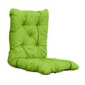 Høy Rygg Tufted Puterstatning Ute Innendørs Terrasse Sitteputer - Perfekt Green