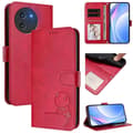 Panda RFID PU Telefonfodral Kompatibelt med Doogee Note 59 / Note 59 Pro-Perfet Rose Red