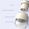 Pikkukuva 4 / 6: Kannettava kaksikäyttöinen mehukuppi kahdella kannella USB blender ulkokäyttöön White