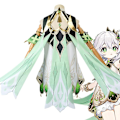 Miniatyrbilde 4 av 6: Spill Genshin Impact Nahida Cosplay Venti Cosplay Kostyme Anime Cosplay Halloween Kostymer Dame Venti Full Sett Uniform - Perfet Costume M