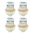 Miniatyrbillede 1 af 5: 4 stk. Halogen Pærebase Sokkel Praktisk G9 Keramisk Lampebase Holder-Perfekt