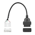 Miniatyrbillede 3 af 5: Ny energibil 20-polet connector OBD II diagnostisk ledningsnet elektronisk ledning egnet til Model S/X-Perfet