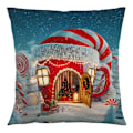 Pikkukuva 6 / 6: Case 45 x 45 cm, 4 kpl:n set Lyhyt pehmo Christmas - Perfet