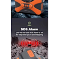 Miniatyrbilde 6 av 6: 10000mAh Solar Nødradio med Håndsveivgenerator, Lommelykt, USB Multifunksjonsradio, Oransje - Perfekt