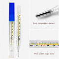 Miniatyrbillede 5 af 5: Termometer til voksne, Oralt glas termometer til feber 35-42c-Perfet