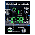 Miniatyrbild 2 av 5: Digital Väggklocka, Stor Digital Klocka med Fjärrkontroll, lämplig för Vardagsrum, Sovrum, Dekor-Perfekt