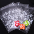 Miniatyrbillede 4 af 6: 200 styk Snowflake selvklæbende selvforseglende pose Snowflake Cr - Perfet