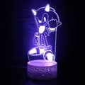 3D nattlampa Sonic pojke Sonic färgstark touch LED-bord Sprickbas: Touch + Kontroller-Perfekt Crack Base: Touch + Controller ZB-2624