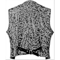 Miniatyrbillede 3 af 5: Mænds Solid Velvet Kunstlæder Vest - Perfet black XXL