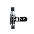 Miniatyrbillede 4 af 6: LED digital brusetemperatur display 5℃-85℃ baby - Perfet