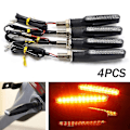 Miniatyrbillede 3 af 6: 4 stk motorcykel 12 led blink Blinklys Lys gul - Perfet