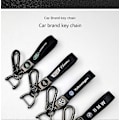 Miniatyrbillede 2 af 5: Bil Cykel Nøglering Metal Finish | Robust Nøglering | Nøglering og Krogbeslag - Perfekt Gun Color Hardware Jeep