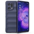 Pikkukuva 1 / 5: Oppo Find X5:lle iskunkestävä joustava pehmeä TPU-liukumaton reunus, kestävä suojakuori - Perfet Dark Blue