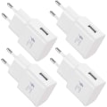Miniatyrbillede 1 af 6: 4-Pack 5V-2A USB Power Charger Socket Adapter Universal Hurtigoplader til iPhone 12/11/X 8/7/6, Samsung Galaxy S22 S21 S20 S10 S5 S6 S7 S8 S9/Edge/Plu