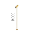 Miniatyrbillede 1 af 5: Dæmpbar LED spotlight smykke display lys 20/30/35 cm søjlelys mobiltelefon butik display bordlampe drejelig 220v opretstående lampe-Perfet Gold 30CM 4000K