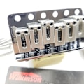 Miniatyrbild 4 av 5: Wilkinson Tremolo Bridge System För Fender Stratocaster St Elgitarr Krom Silver Tillbehör Avstånd 10,5 mm Wov02 - Perfet