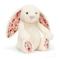 Jellycat Blossom Bunny Cherry Plyslegetøj Medium 31cm - Perfekt White