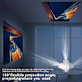Miniatyrbild 3 av 5: 5G 4K Projektor Smart HD LED WiFi Bluetooth HDMI. USB Android Office Hemmabio, 50% Rabatt zxin-Perfet