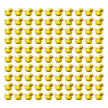 Miniatyrbild 4 av 10: 100/200 st Mini Gummi Ducks Miniatyr Resin Ducks Gul Tiny D-Perfet 200pcs yellow 200pcs