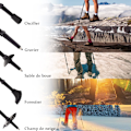 Miniatyrbillede 5 af 5: Trekkingstave 2 stk Teleskopiske vandrestave Aluminium Nordic Pol- Perfet