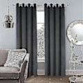 Miniatyrbilde 1 av 5: Luksuriøse termisk isolerte gardiner, tykke solide stuegardiner - Perfekt blendingsgardin Deep Gray W 39x H 55 100cm*140cm