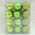 Miniatyrbild 3 av 3: 24 st julgranskula hängande prydnader Hemfestinredning Green 24pcs
