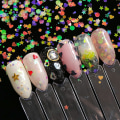 Pikkukuva 6 / 7: Nail Art Chip Glitter Butterfly Star Circle Heart Chip 1591 AB10 - Perfet HSH 02